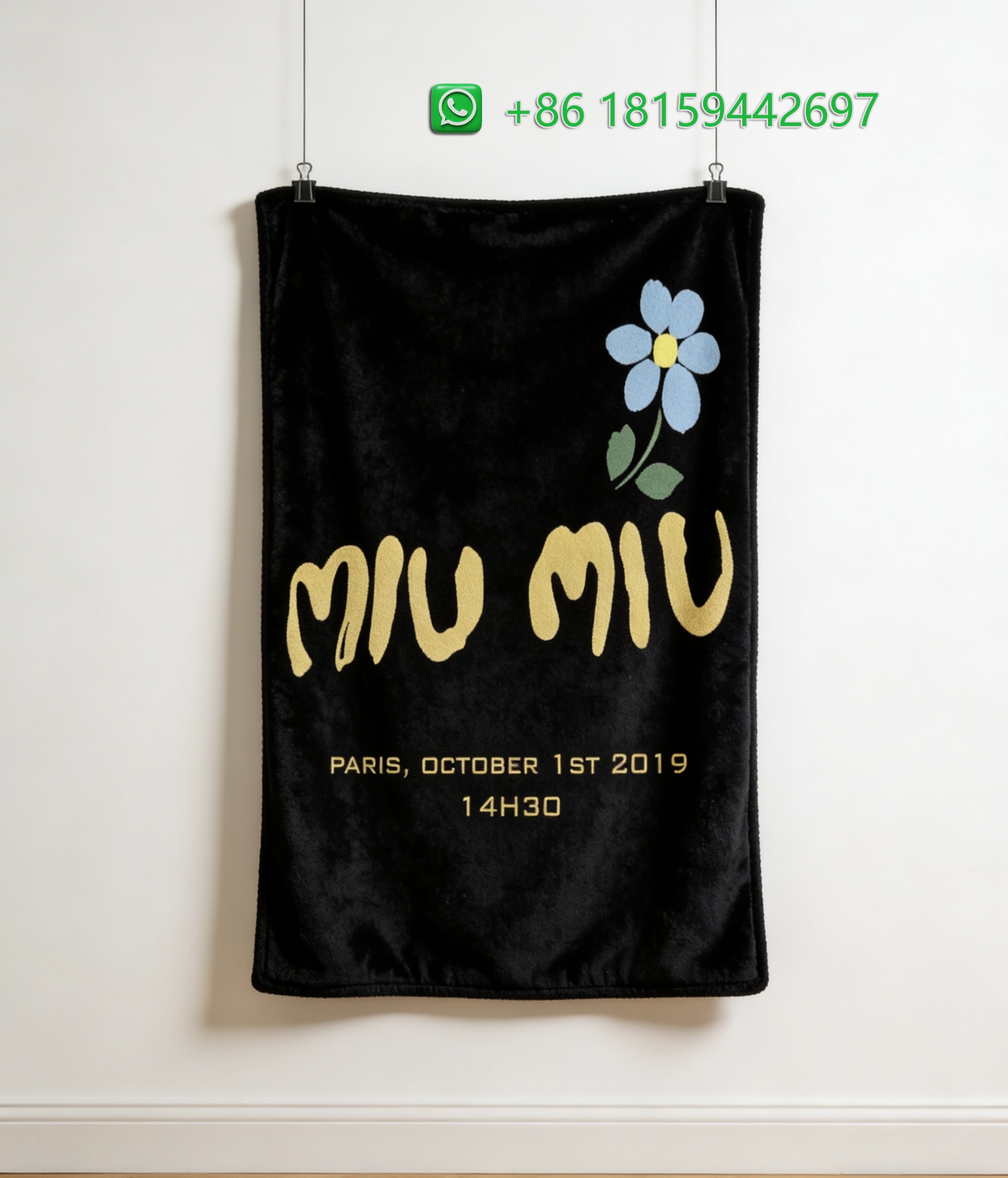 Miumiu Throw Blankets